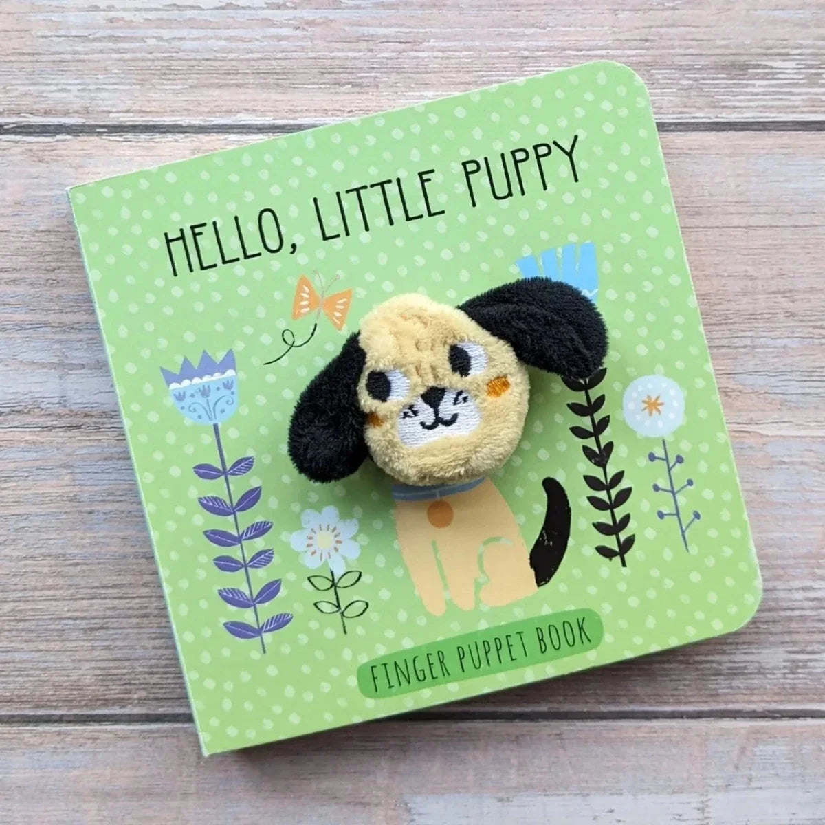 North Parade Publishing Hello Little Puppy Finger Puppet Book