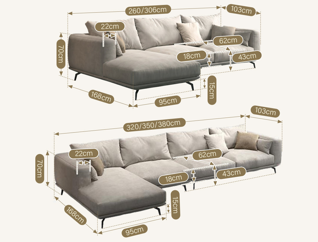 NR23 Two/Three Seater Sofa, Leathaire