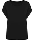 Organic Loose Fit Roll Sleeve T-shirt: Womens