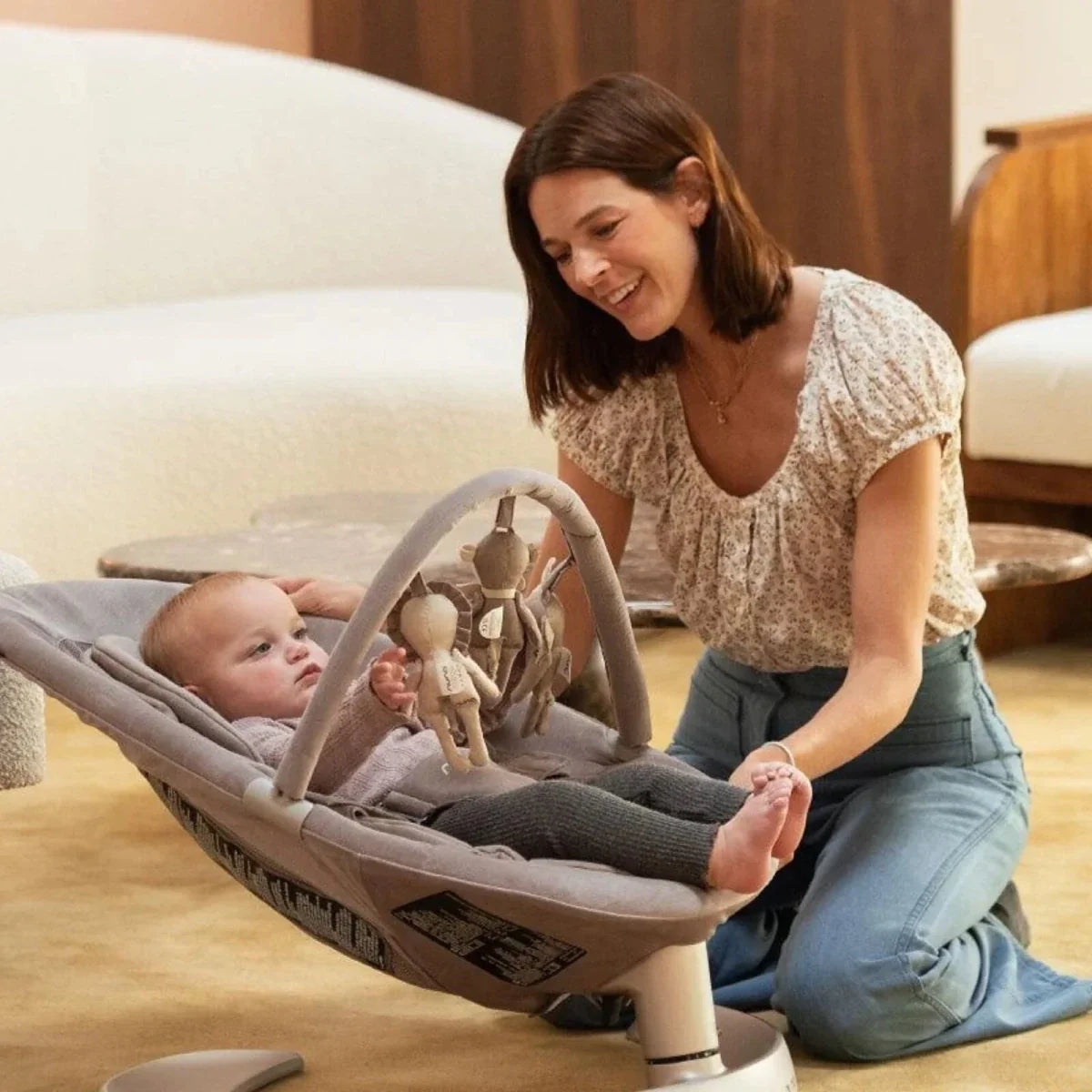 Nuna Leaf Grow Rocker - Cloud
