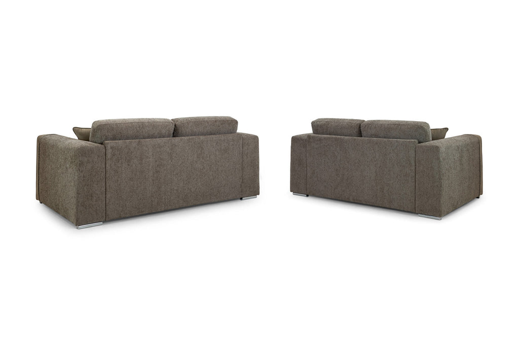 Luxurious Naples 3+2 Sofa Set, Velvet Trimmed, Ultimate Comfort