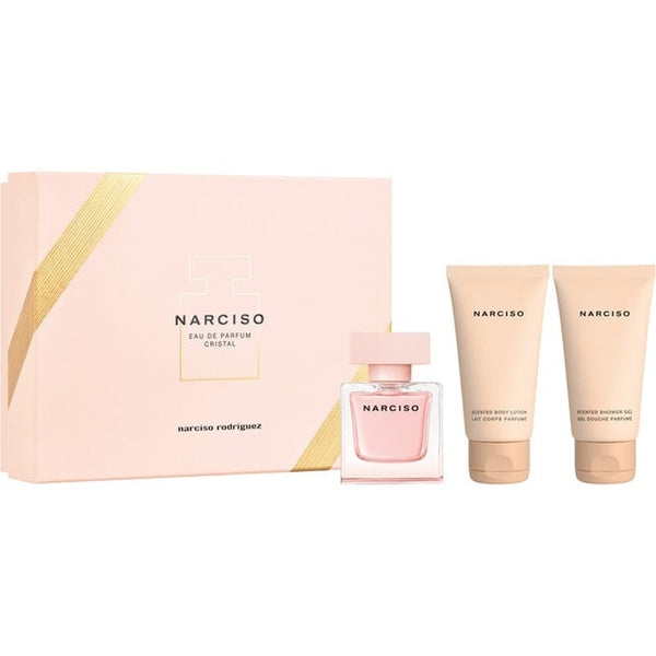 Narciso Rodriguez Narciso Cristal Gift Set 50ml EDP + 50ml Body Lotion + 50ml Shower Gel