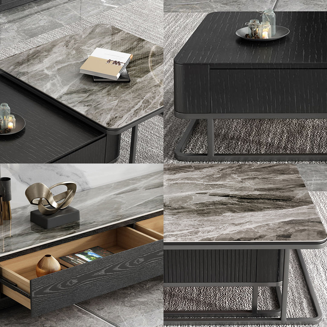 Nathan Nesting Coffee Table Set, Sintered Stone