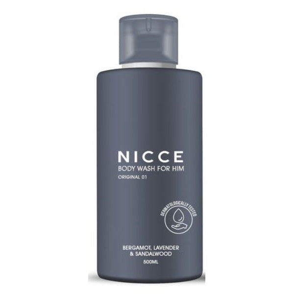 Nicce Body Wash For Him 500ml - Sage, Amber & Musk