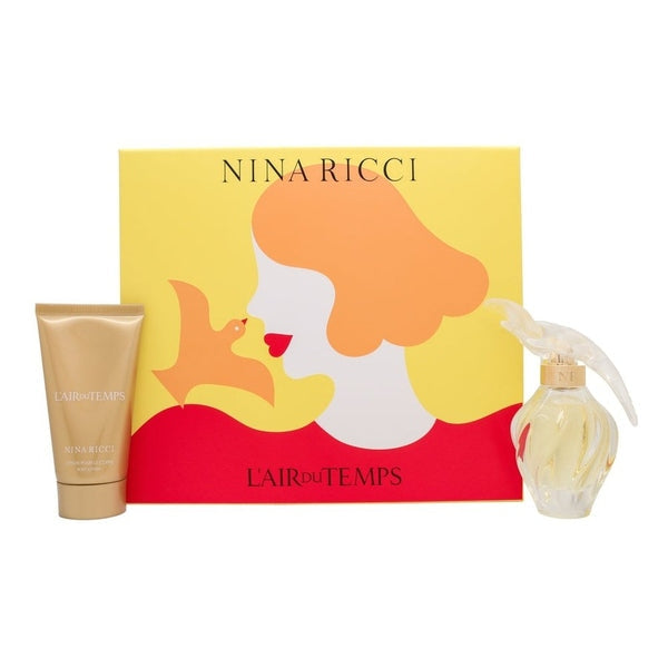 Nina Ricci L'air Du Temps Gift Set 50ml EDT + 75ml Body Lotion