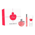 Nina Ricci Nina Gift Set 50ml EDT Spray + 75ml Body Lotion + 10ml EDT Rollerball