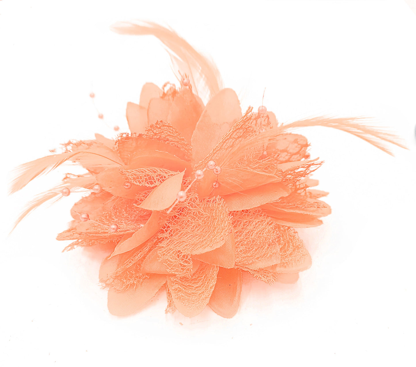 Classic Flower Fascinator - Clip, Band Pin Corsage