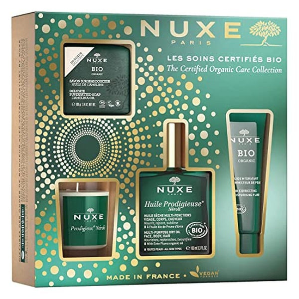 Nuxe The Certified Organic Care Collection Gift Set 4 Pieces