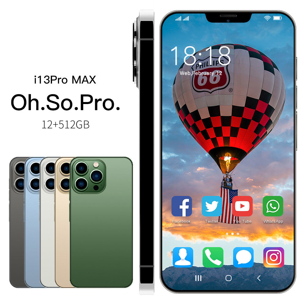 New explosive I13promax in stock 6.8 inch incell 2G+16G Android 3G smart OTG mobile phone