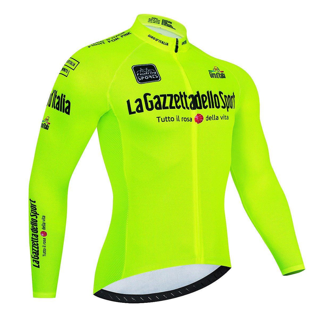 Men's Cycling Jersey Long Sleeve - Breathable Quick-Drying Performance Shirt