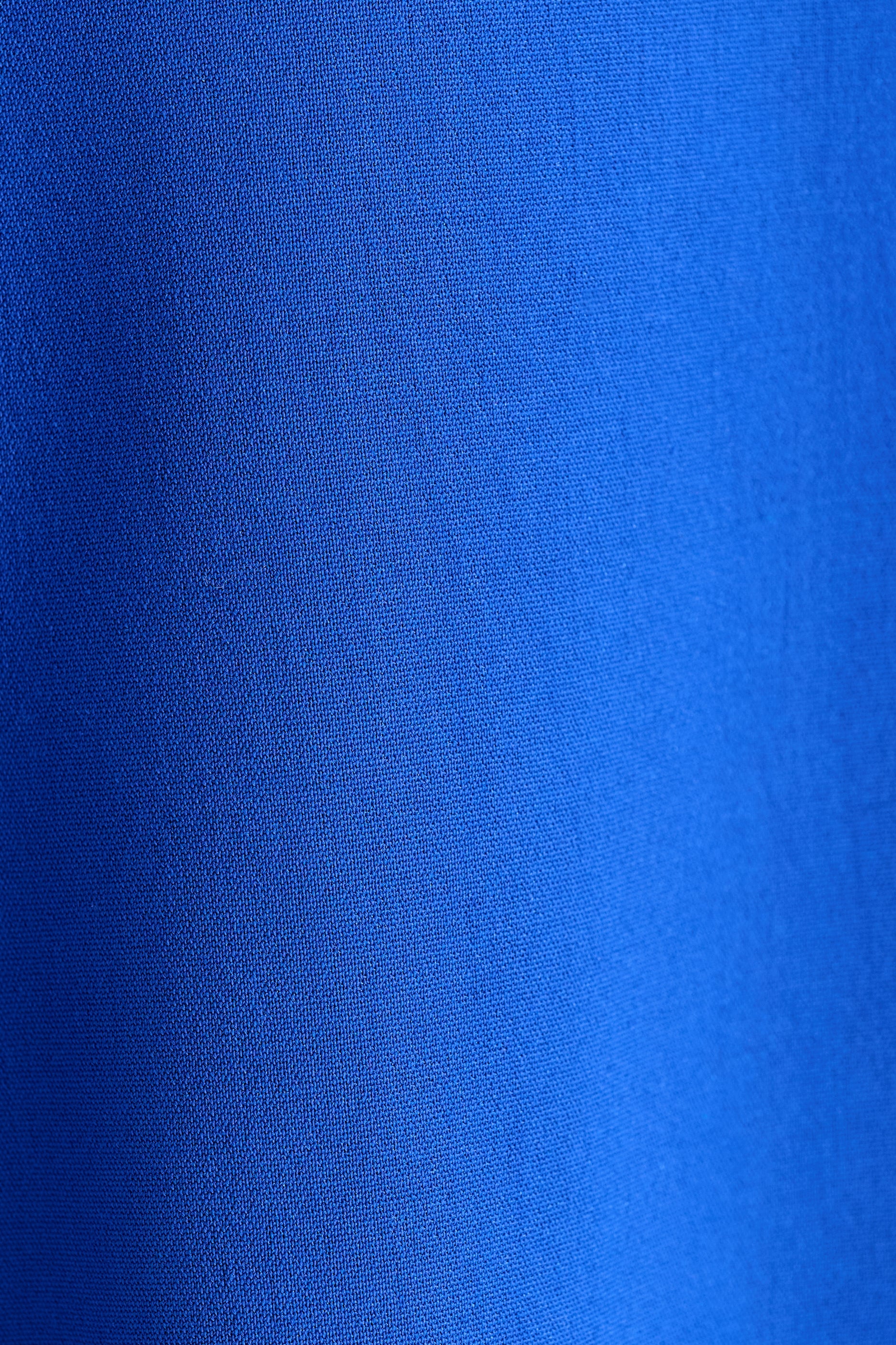 Octavia Crepe Petal Collar Shirt - Blue