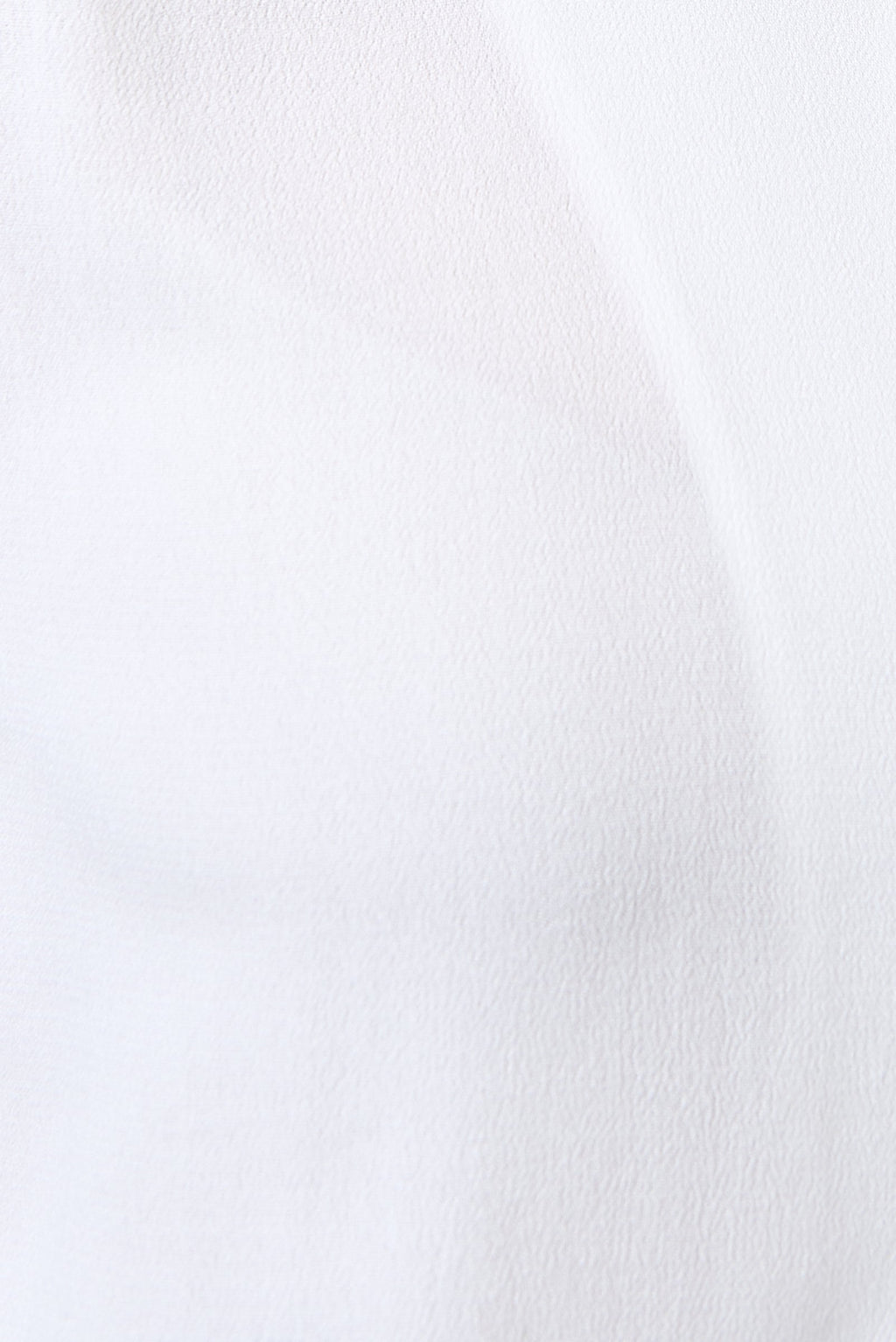 Octavia Moss Crepe Overlap Collar Shirt - Off White