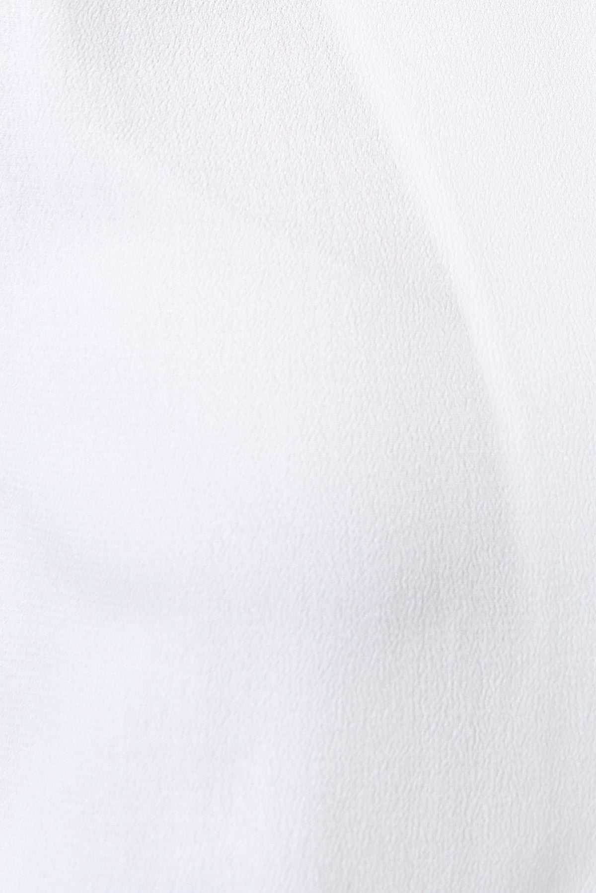 Octavia Moss Crepe Overlap Collar Shirt - Off White