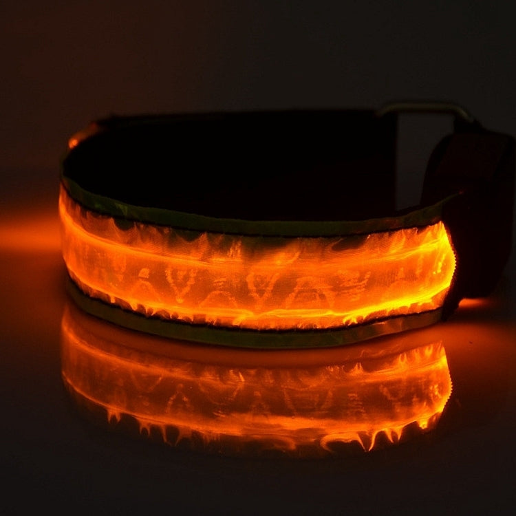 LED Flash Safety Reflective Nylon Light Rechargeable Sports Wrist Belt