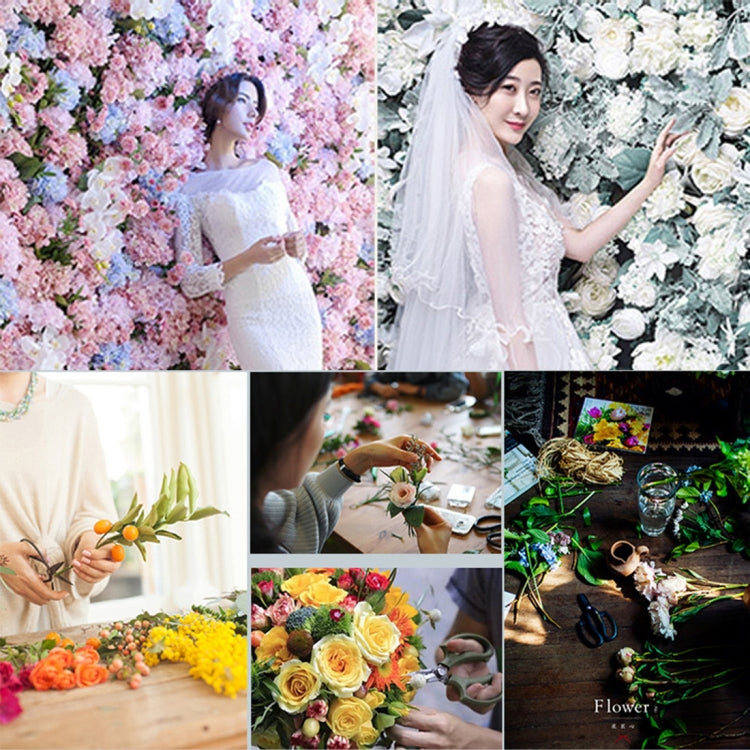 Blooming Rose Peony Hydrangea Artificial Encryption Flower DIY Wedding Wall Decoration Photo Background, Size: 60cm x 40cm, 60x40cm(Pink), 60x40cm(Blue and White), 60x40cm(Champagne), 60x40cm(Purple and Champagne), 60x40cm(Green and White)             ...