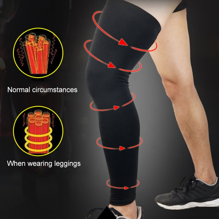 Professional Outdoor Sports Basketball Football Knee Pads Warm Compression Leg Protectors, Size: XL, Size: XL