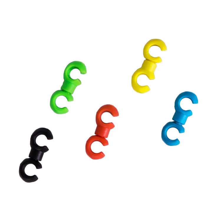 20 PCS ZTTO Bicycle MTB Brake Cable S Style Clips, Random Color Delivery, ZTTO S Bicycle Style Clips