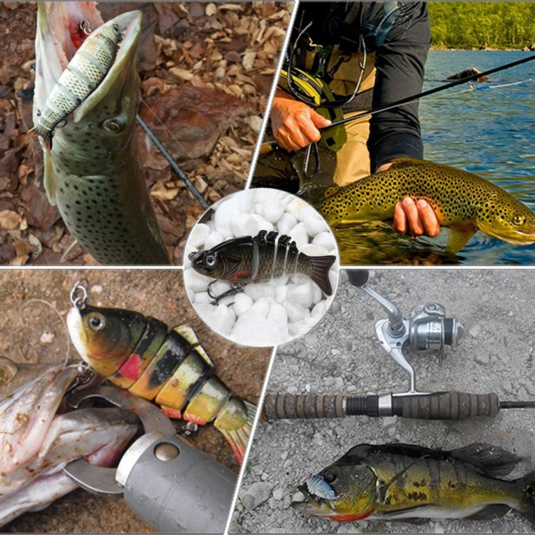 HENGJIA JM020 11cm 18g Multi-section Plastic Hard Baits Fishing Lures Set Fishing Tackle Baits, 1#, 3#, 4#, 5#