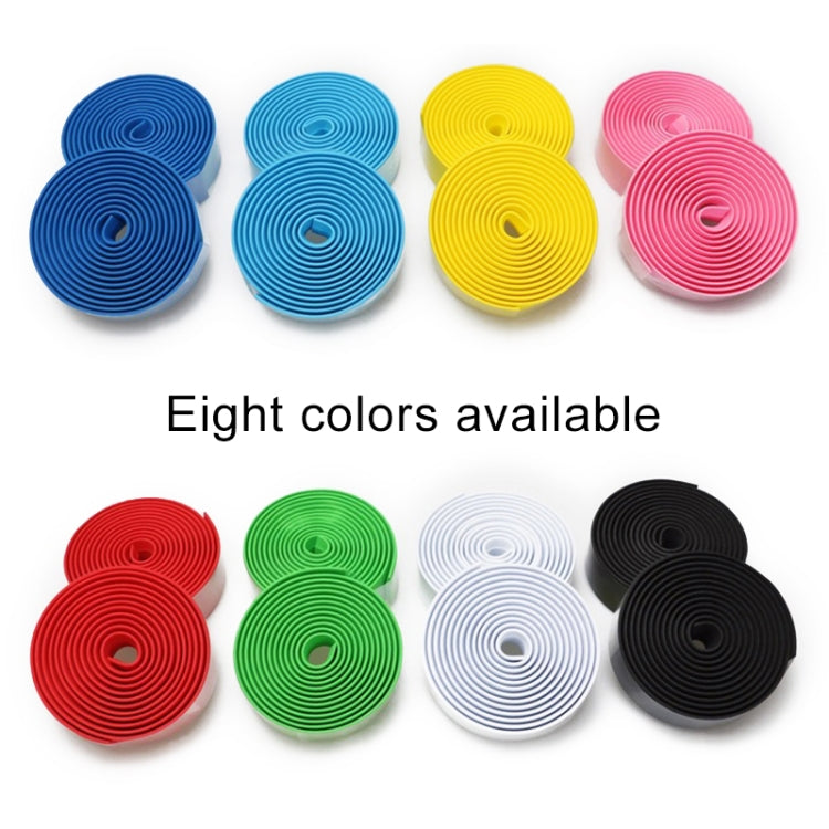 1 Pair Cycling Road Bike Sports Bicycle Cork Handlebar Tape Wrap + 2 Bar Plug, 2m Yellow, 2m Black, 2m Pink, 2m Green, 2m Grey, 2m Blue, 2m Red, 2m Baby Blue, 2m White