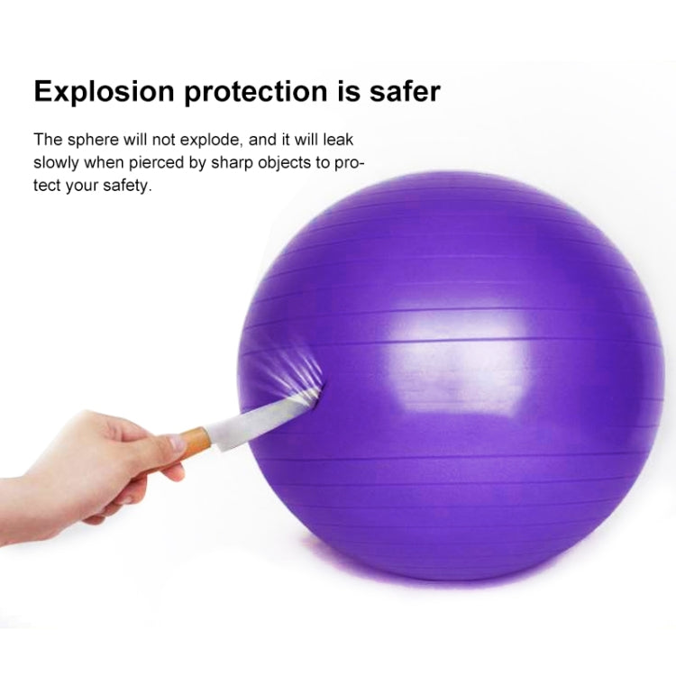 Thickening Explosion-proof Big Yoga Ball Sport Fitness Ball Environmental Pregnant Yoga Ball, Diameter: 65cm, 65cm(Pink), 65cm(Blue), 65cm(Purple)