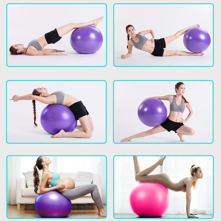 Thickening Explosion-proof Big Yoga Ball Sport Fitness Ball Environmental Pregnant Yoga Ball, Diameter: 65cm, 65cm(Pink), 65cm(Blue), 65cm(Purple)
