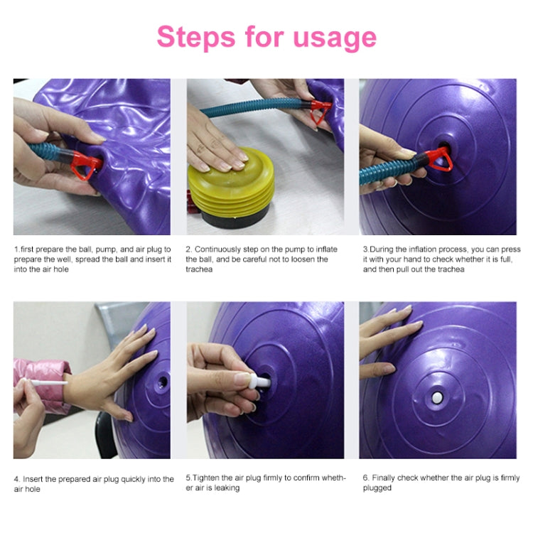 Thickening Explosion-proof Big Yoga Ball Sport Fitness Ball Environmental Pregnant Yoga Ball, Diameter: 65cm, 65cm(Pink), 65cm(Blue), 65cm(Purple)