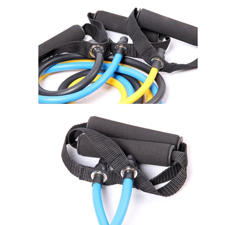 Fitness Exercise Resistance Bands Stretch Elastic Rope Workout Yoga Rally Muscle Training Exercise Rope, Size:5*9*1200mm, Random Color Delivery, Size:5*9*1200mm
