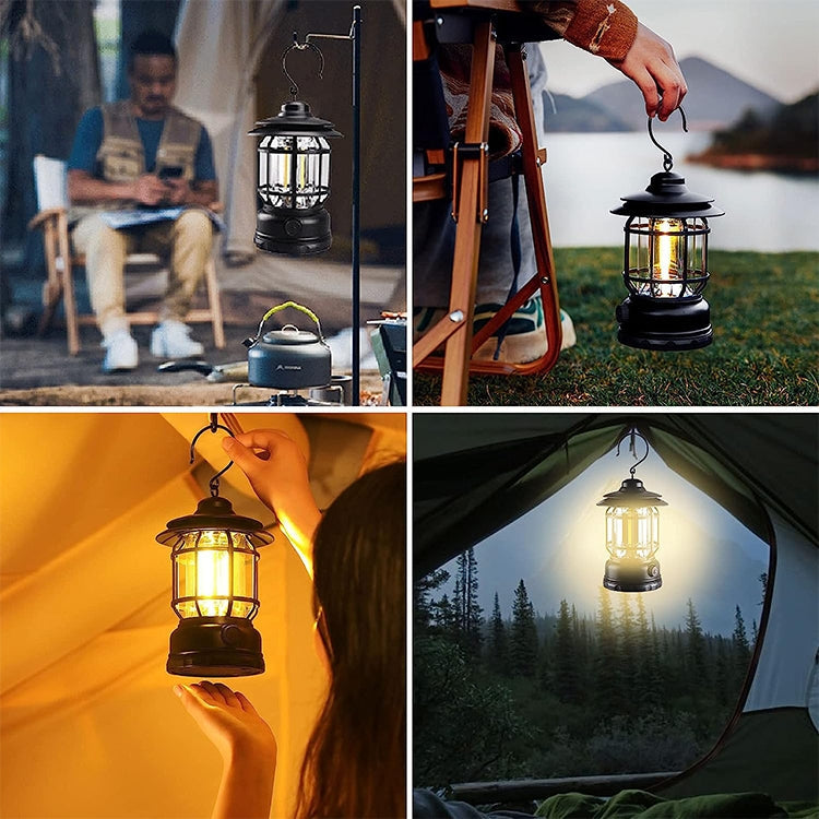 AOTU YT1030 Outdoor Retro Camping Light Emergency Hand Lamp(White)