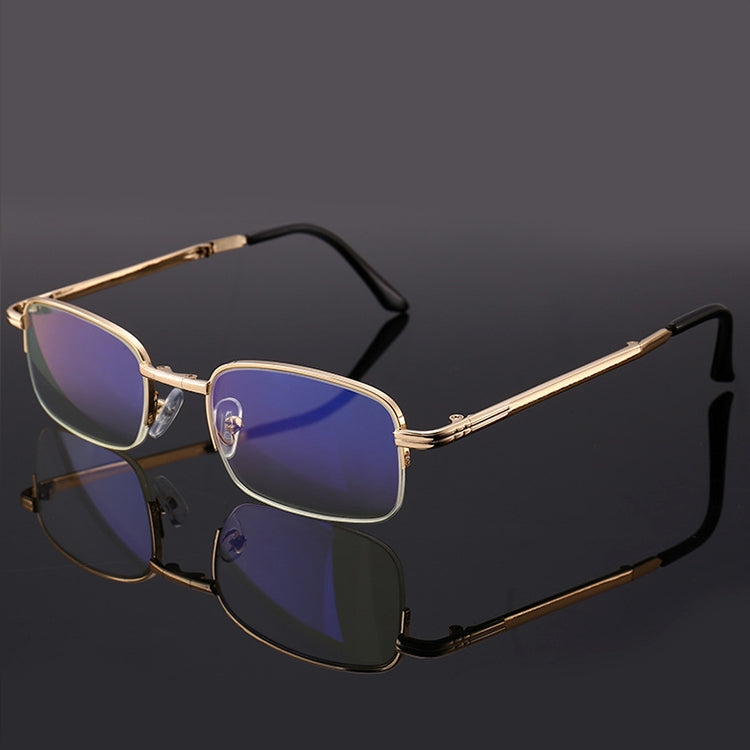 Folding Anti Blue-ray Presbyopic Reading Glasses with Case & Cleaning Cloth, +1.00D, +1.00D