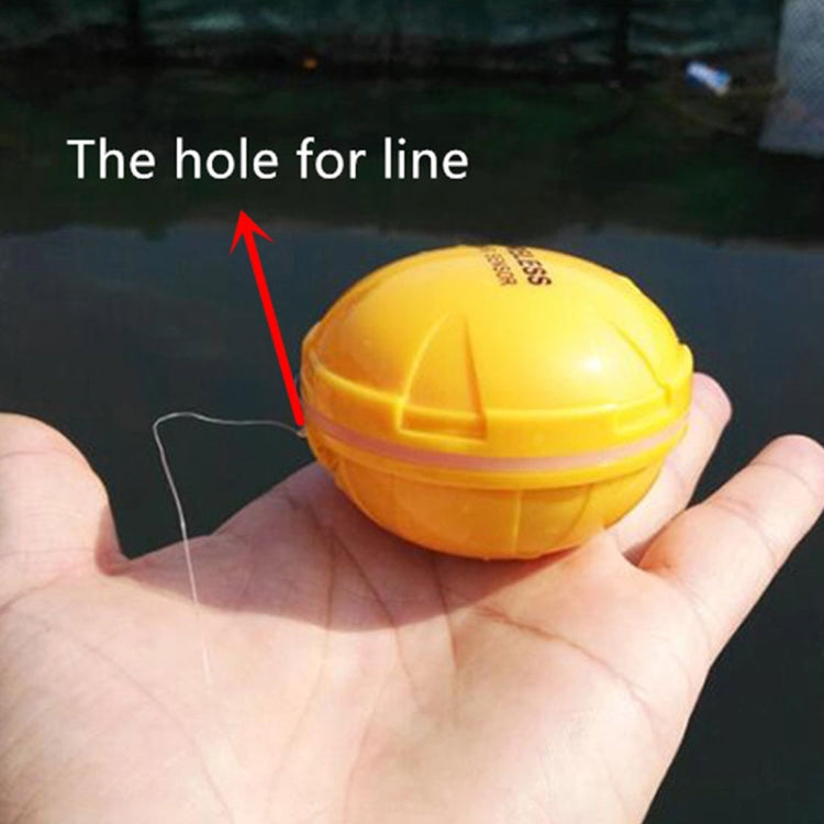 Bluetooth Fish Detector 125KHz Sonar Sensor 0.6-36m Depth Locator Fishes Finder Alarm for iOS & Android Mobile Phones, Operating Range: 0.6-36m