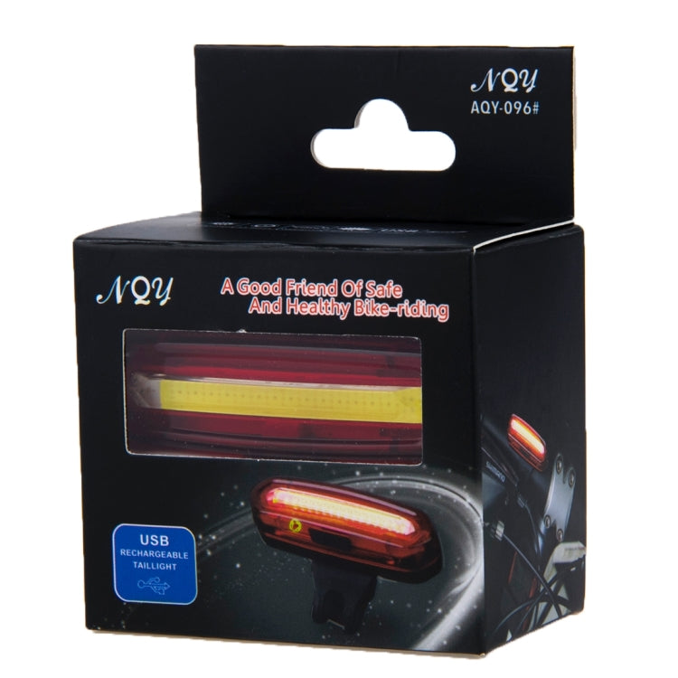 AQY-096 IPX4 Detachable USB Rechargeable Dual Color LED Bike Taillight, White & Red, Blue & Red