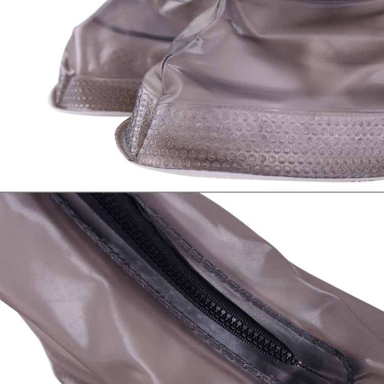 Fashion PVC Non-slip Waterproof Thick-soled Shoe Cover Size: XL, Size: XL