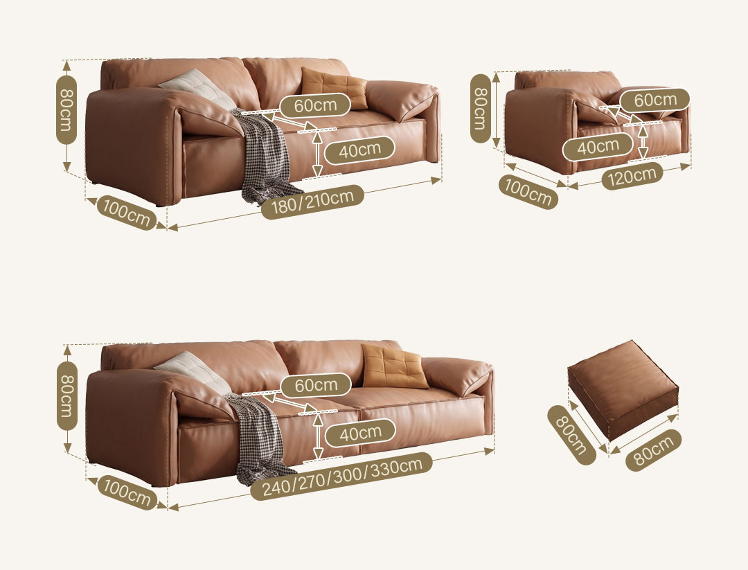 Otto L411 Three Seater, Four Seater, Modular Sofa, Leathaire