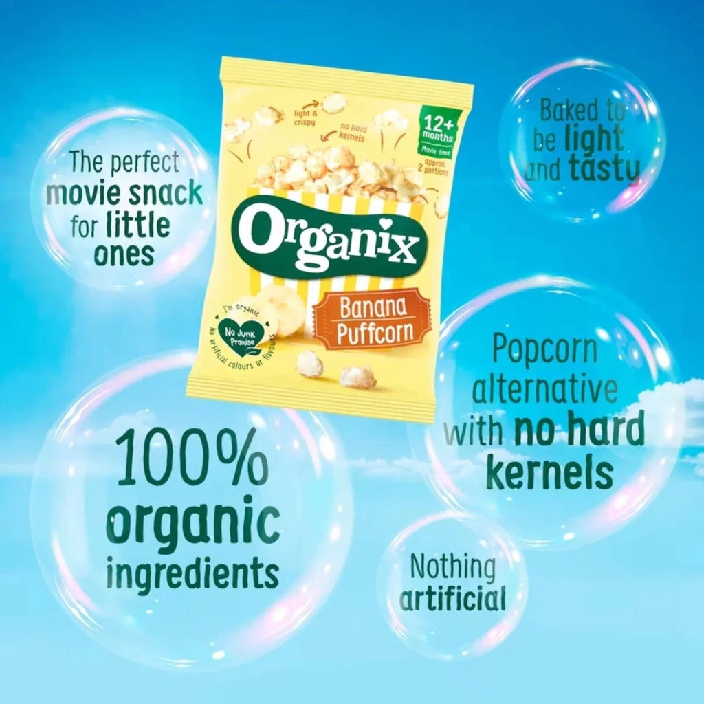 Organix Banana Puffcorn 12+ months 60g (4x15g)