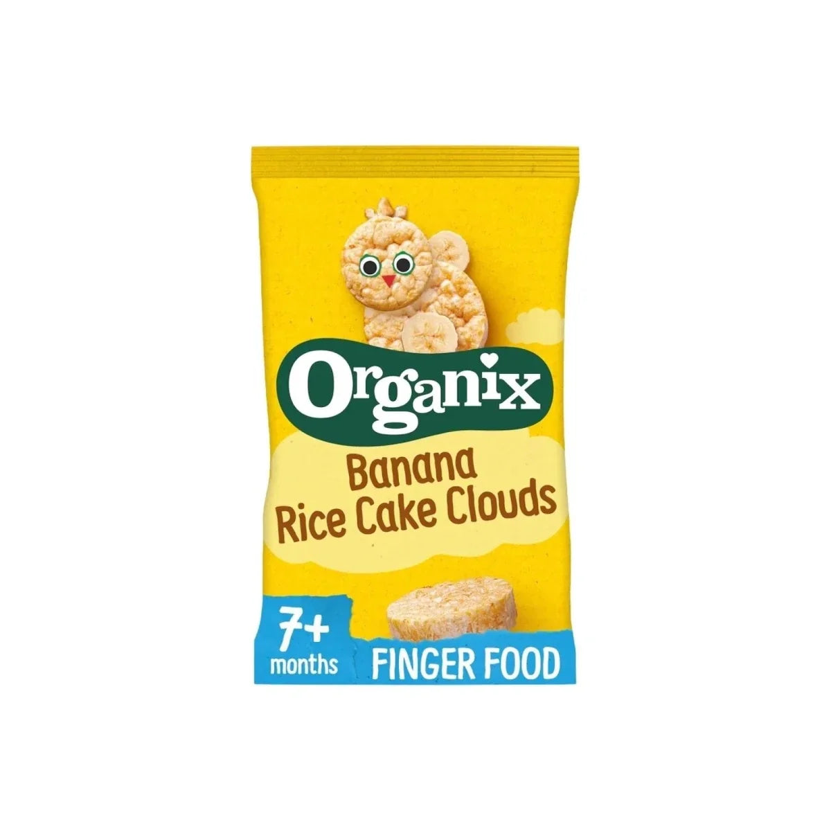 Organix Banana Rice Cake Clouds 7+ months 40g