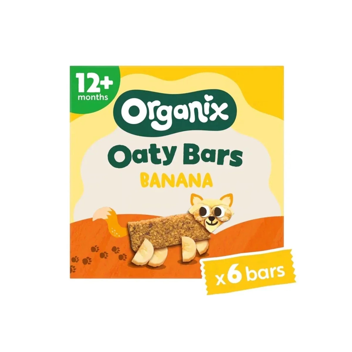 Organix Banana Soft Oaty Bar 12+ months 138g (6x23g)