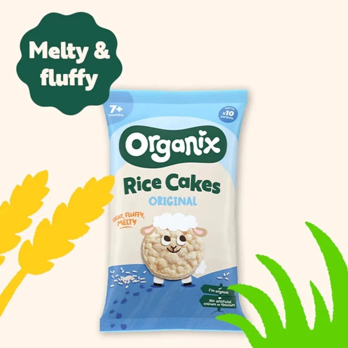 Organix Organic Original Rice Cakes 7+ months 40g