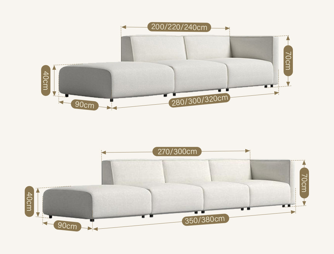 Oakland Three Seater Sofa, Modular Sofa