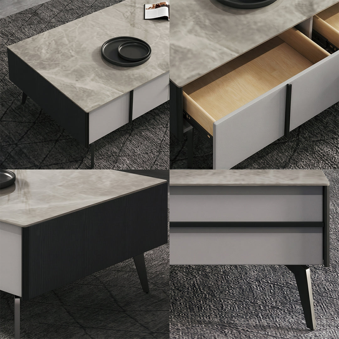 Ohyama Living Room Table Set, Coffee Table, TV Stand