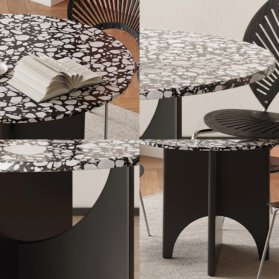 Oighrig Terrazzo Round Dining Table
