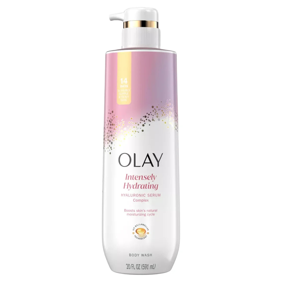 Olay Intensely Hydrating Body Wash with Vitamin B3 and Hyaluronic Acid