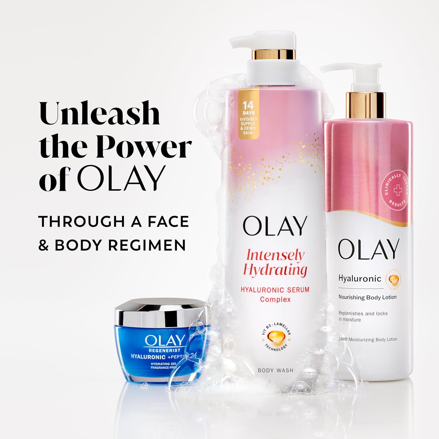Olay Intensely Hydrating Body Wash with Vitamin B3 and Hyaluronic Acid
