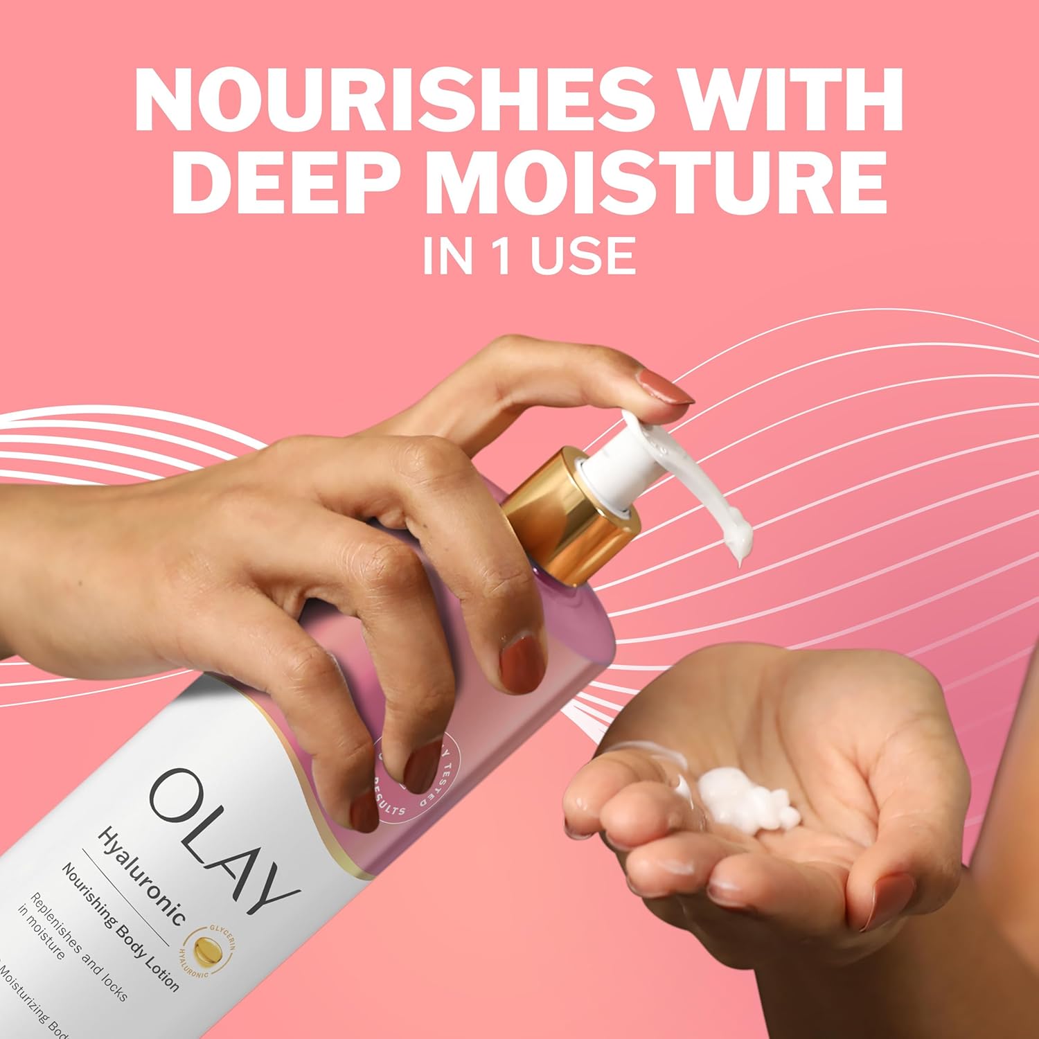 Olay Nourishing & Hydrating Body Lotion with Hyaluronic Acid