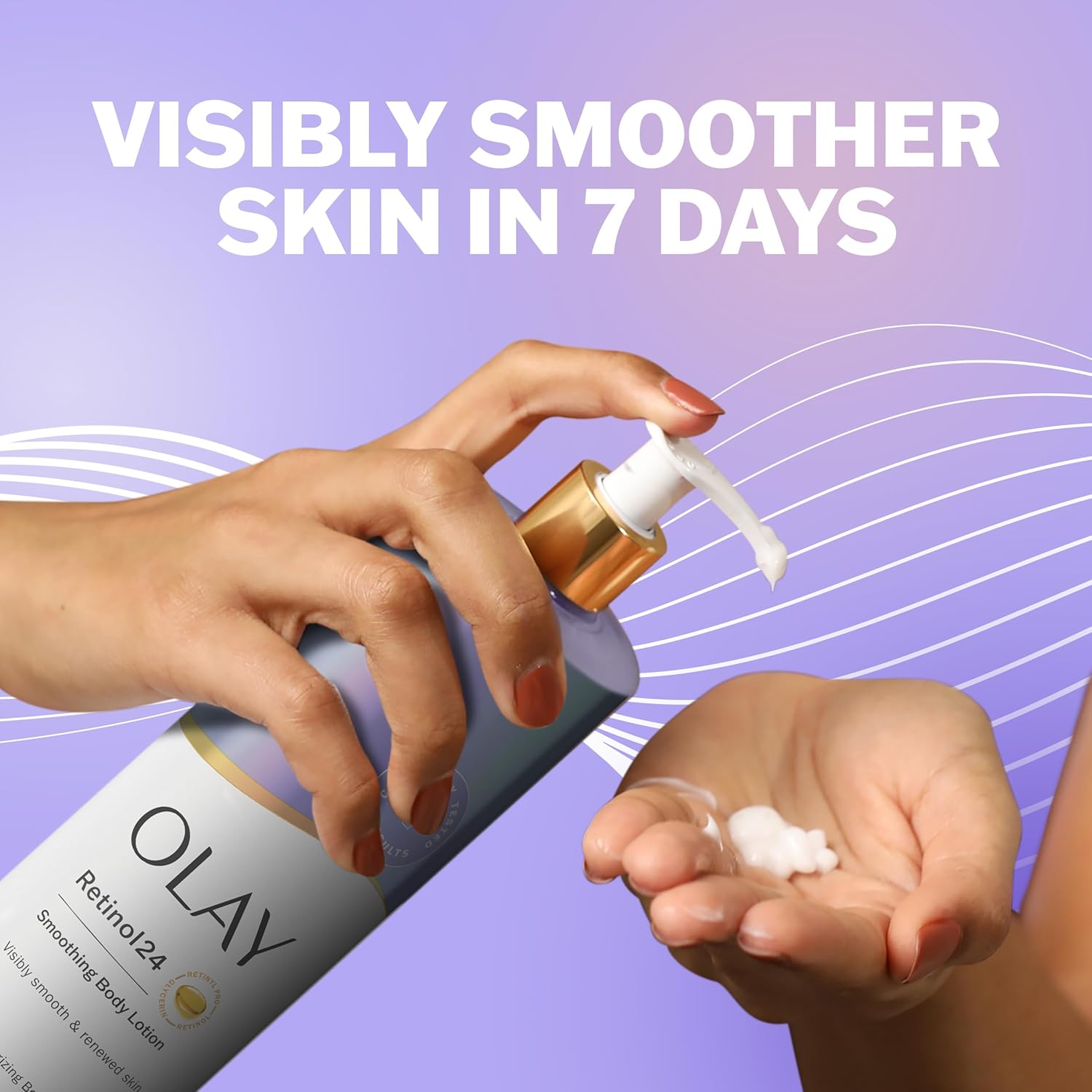 Olay Retinol 24 Smoothing Body Lotion with Vitamin B3 Complex