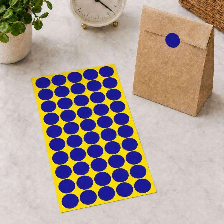 1000 PCS Round Shape Self-adhesive Colorful Mark Sticker Mark Label