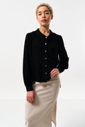 Padma Long Sleeve Shirt in Black