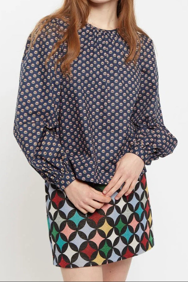 Louche Pax Jaipur Print Long Sleeved Blouse