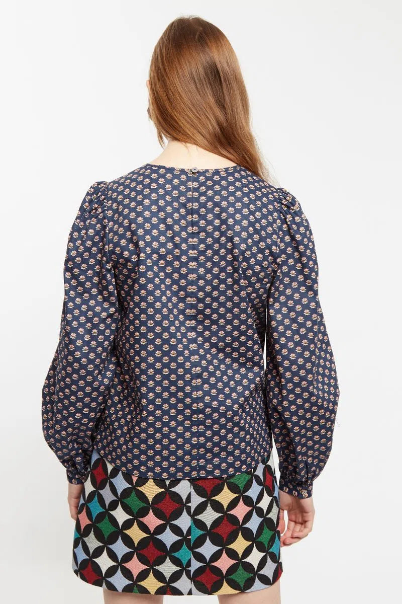 Louche Pax Jaipur Print Long Sleeved Blouse