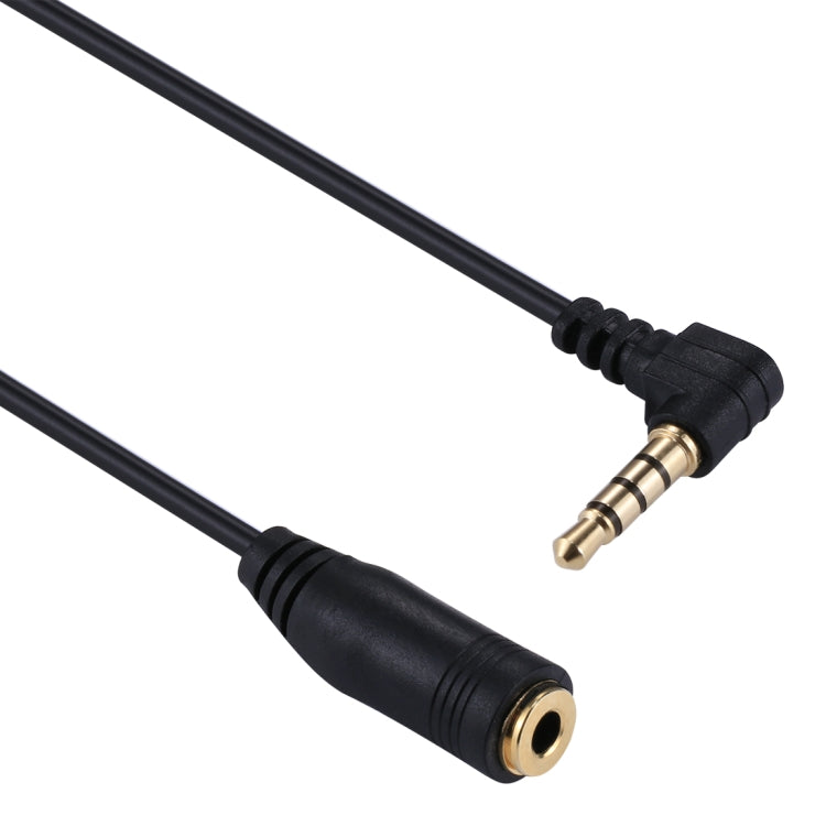 20cm 3.5mm Jack Audio Male to Female Headset Microphone Extension Cable(Black)