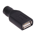 USB Female to 5.5 x 2.1mm Female Plug Adapter Connector, USB Female to 5.5 x 2.1mm